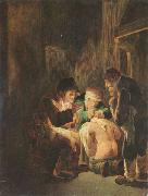 BOTH, Andries Sauberung bei Kerzenlicht oil painting on canvas
